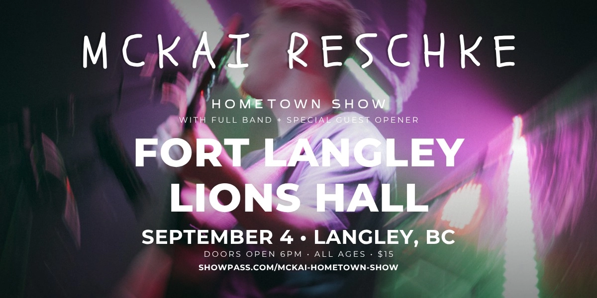 Event image for Mckai Reschke – Hometown Show