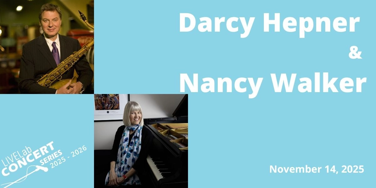 Event image for Darcy Hepner & Nancy Walker: An evening of jazz, measured in real time