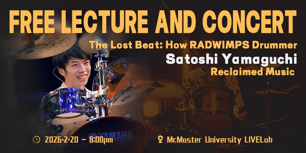Event image for THE LOST BEAT: HOW RADWIMPS DRUMMER RECLAIMED MUSIC