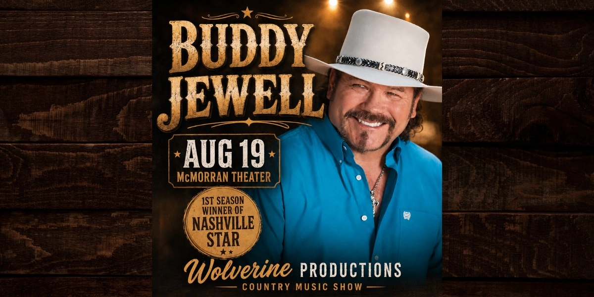 Event image for Buddy Jewell Presented by Wolverine Productions