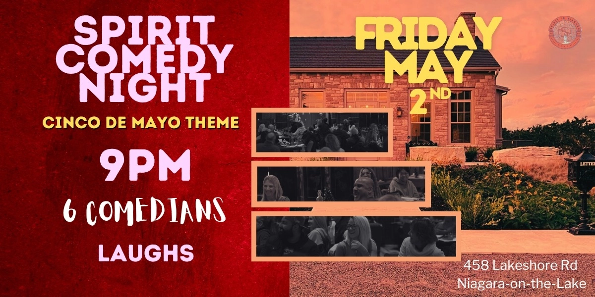 Event image for SPIRIT COMEDY NIGHT MAY