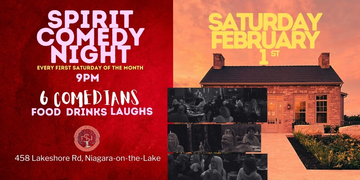 Event image for SPIRIT IN NIAGARA COMEDY NIGHT FEBRUARY