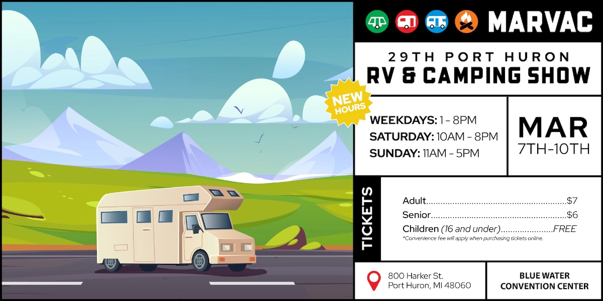 Event image for The 29th Port Huron RV & Camping Show