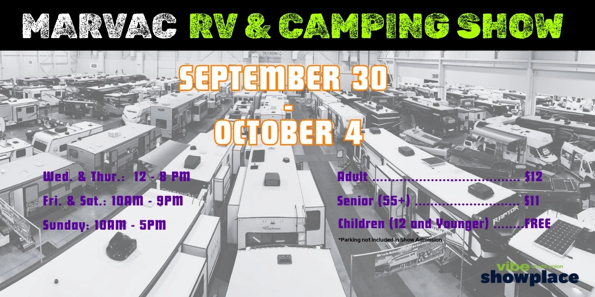 Event image for MARVAC 37th Fall Detroit RV & Camping Show