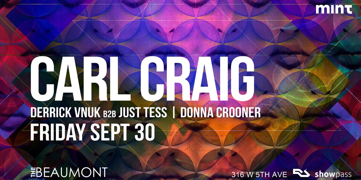 Event image for Carl Craig at Beaumont Studios - Vancouver