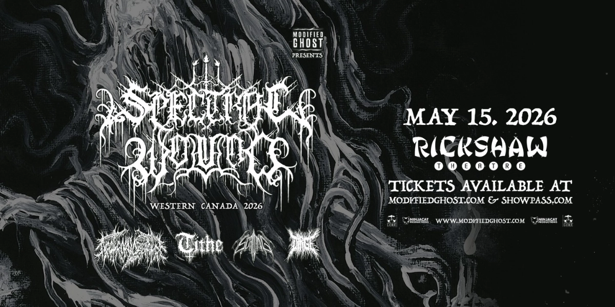 Event image for SPECTRAL WOUND with Nocturnal Departure, Tithe, Scalding & Dirge