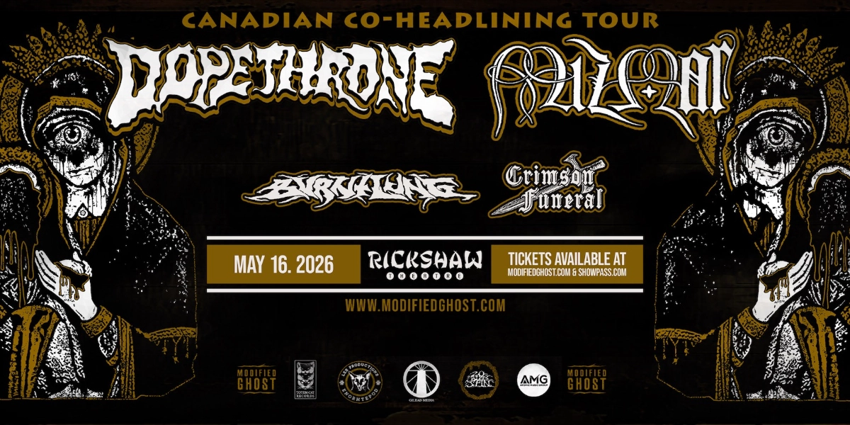 Event image for DOPETHRONE & MIZMOR with Burnt Lung & Crimson Funeral