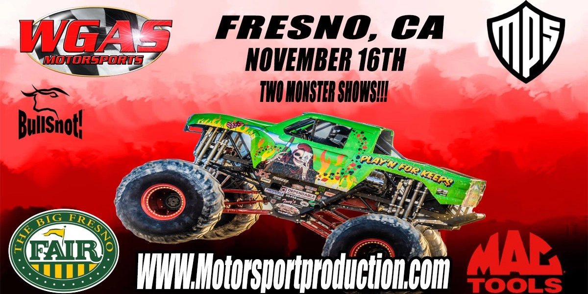 Event image for WGAS / MPS MONSTER TRUCK SERIES - FRESNO, CA