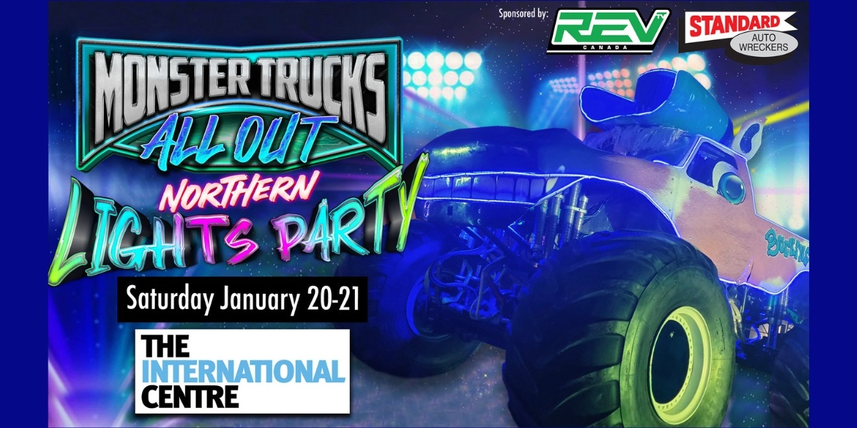 Event image for Monster Trucks All Out Northern Lights Party