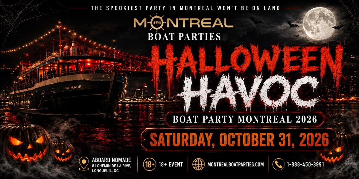 Event image for HALLOWEEN HAVOC BOAT PARTY MONTREAL 2026 | THE GHOST SHIP