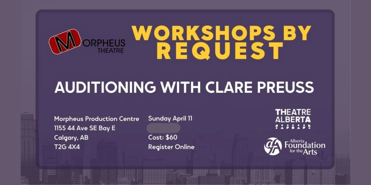 Event image for Workshop: Auditioning with Clare Preuss