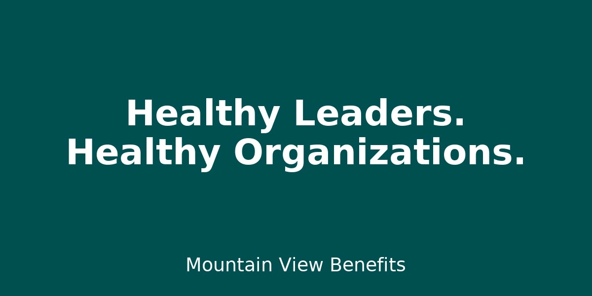 Event image for Healthy Leaders. Healthy Organizations.