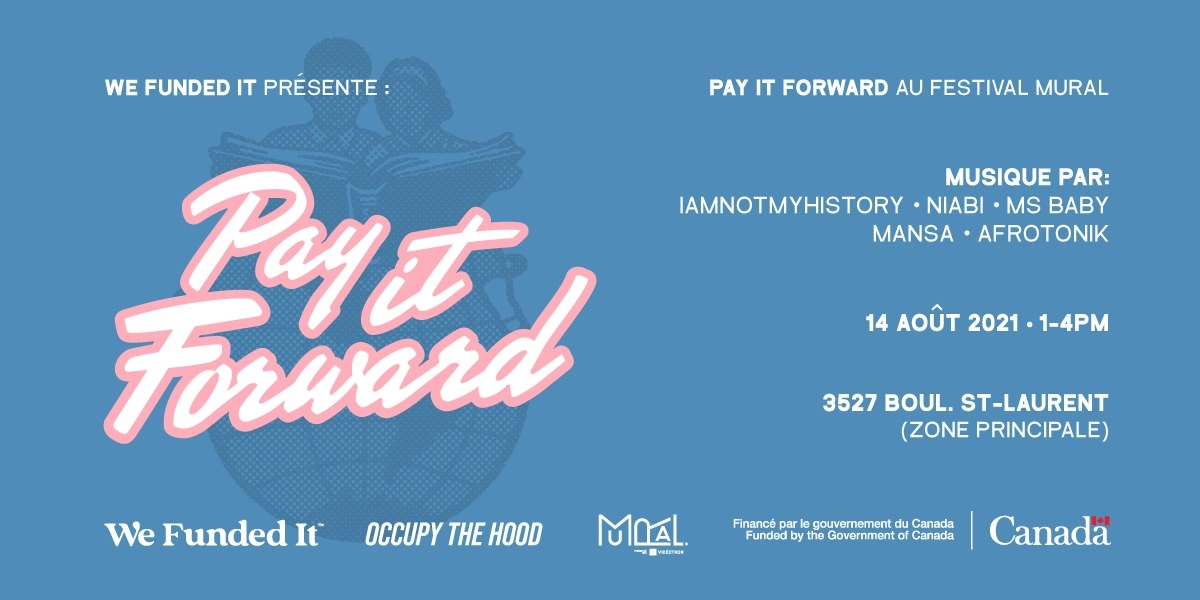 Event image for Pay It Forward / Payez au suivant