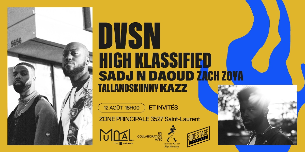 Event image for *COMPLET* Spectacle d'ouverture de MURAL: dvsn / High Klassified et invités