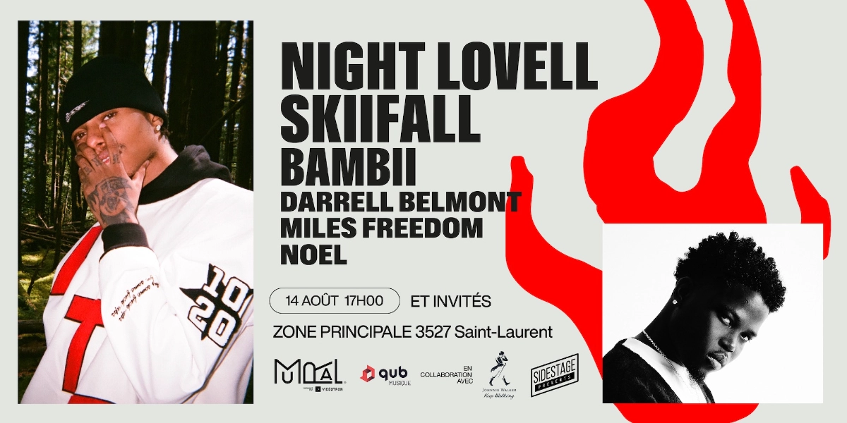 Event image for *COMPLET* Night Lovell avec Skiifall et invités en collaboration avec Johnnie Walker