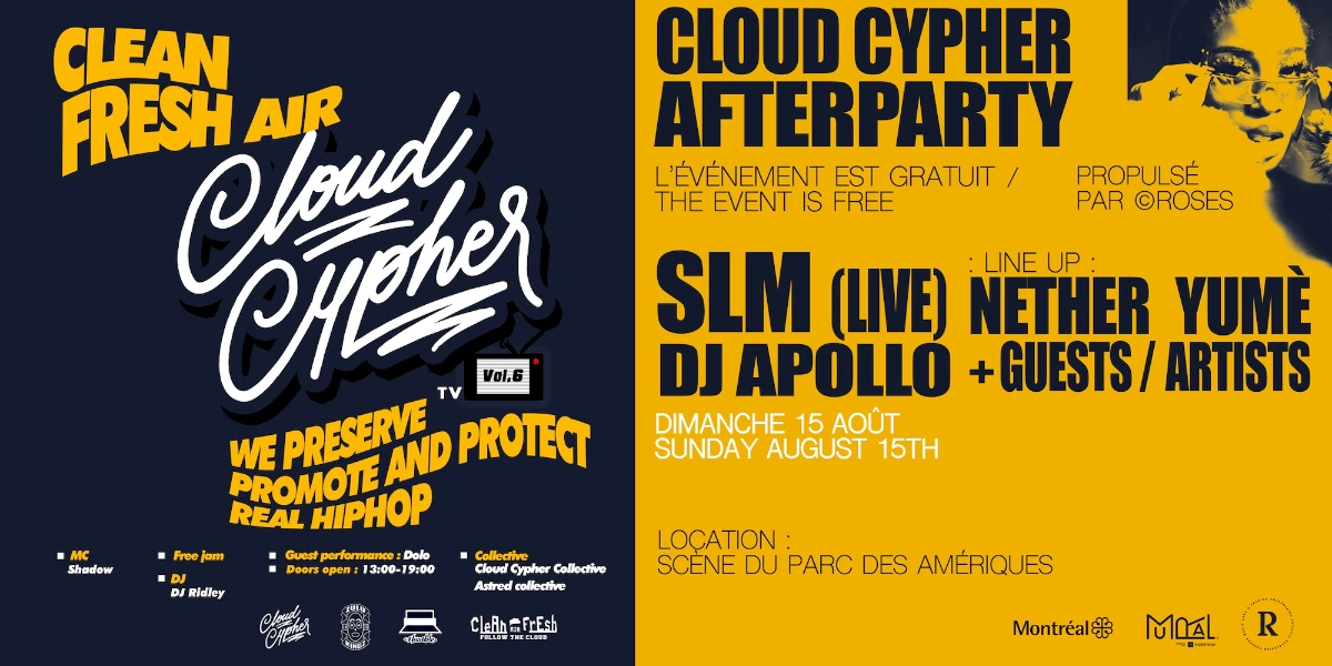 Event image for Cloud Cypher vol.6 + ROSES After Party