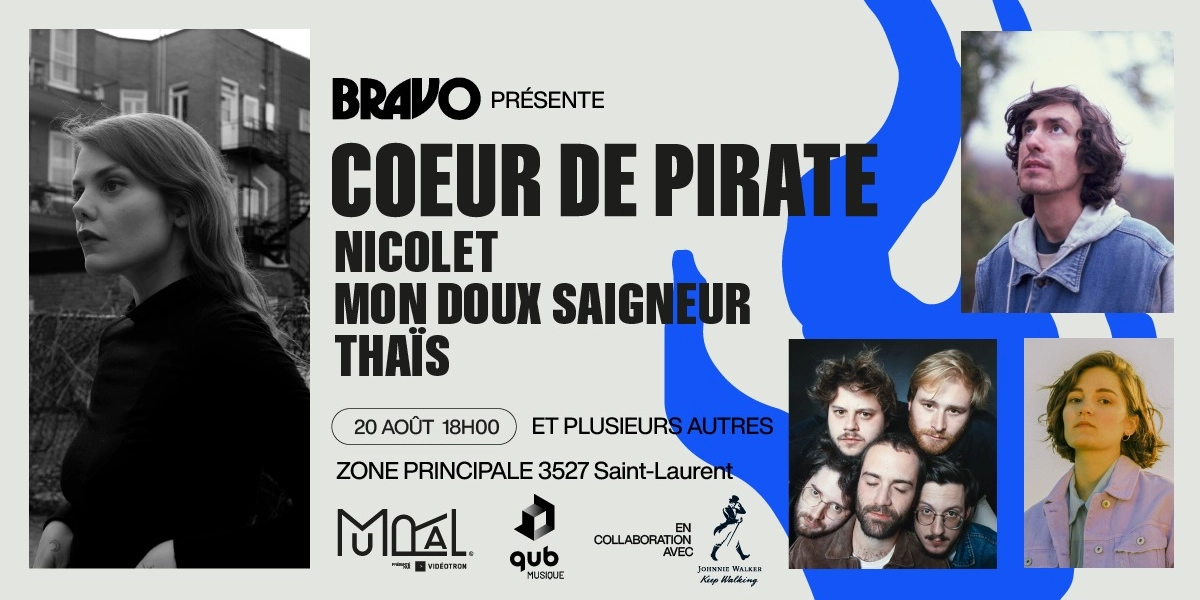 Event image for *COMPLET* Coeur de Pirate avec Nicolet et invités