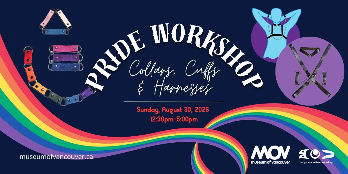 Event image for Pride Workshop: Collars, Cuffs & Harnesses