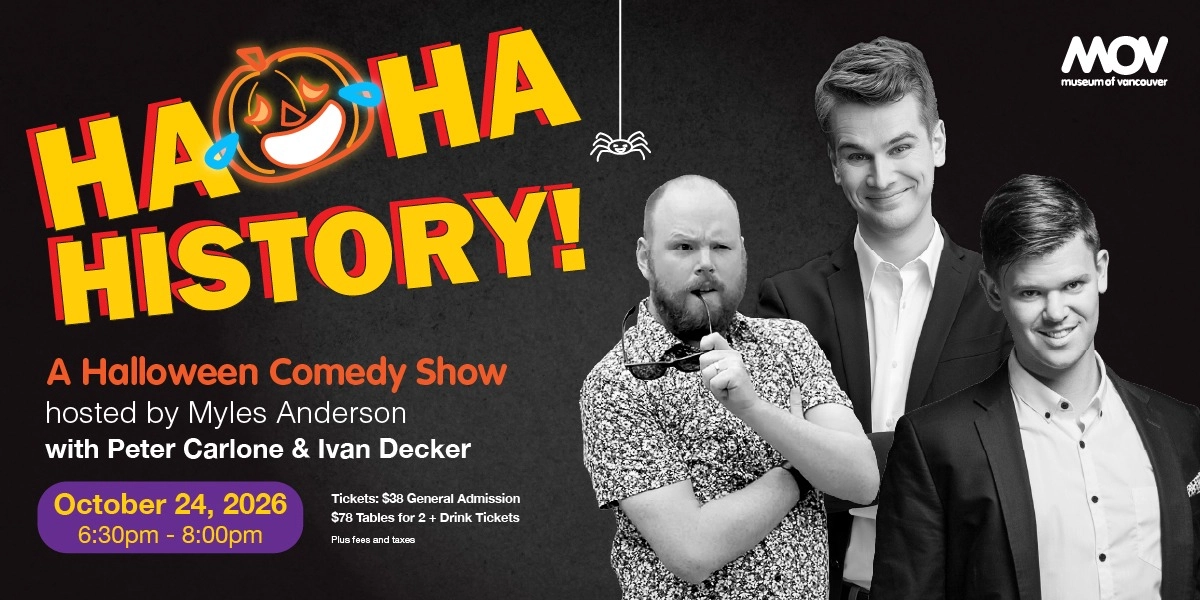 Event image for Haha, History! A Halloween Comedy Show