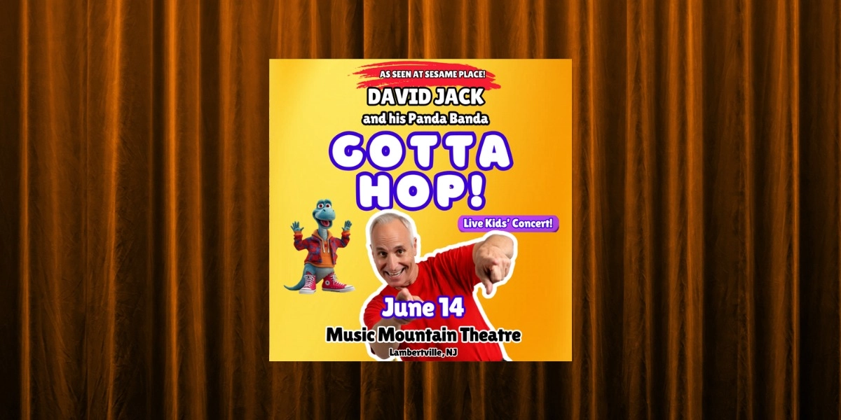 Event image for GOTTA HOP - LIVE! Kids' Concert with David Jack and his Panda Banda coming to MMT!