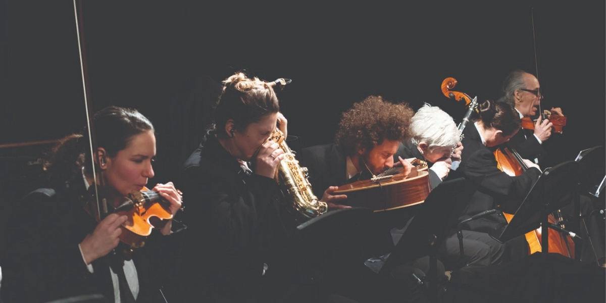 Event image for No Hay Banda plays Steven Kazuo Takasugi’s “Sideshow”