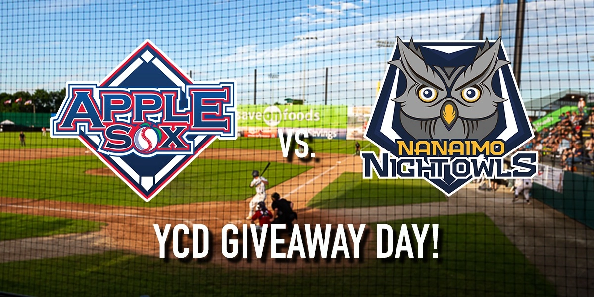 Event image for Wenatchee AppleSox vs. Nanaimo NightOwls - YCD Giveaway Night!