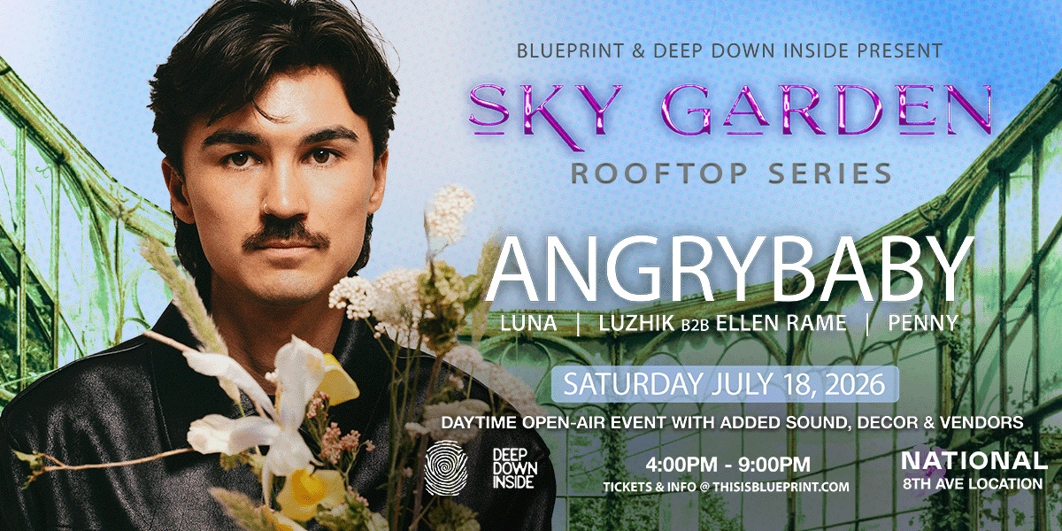 Event image for Sky Garden Rooftop Series w/ Angrybaby