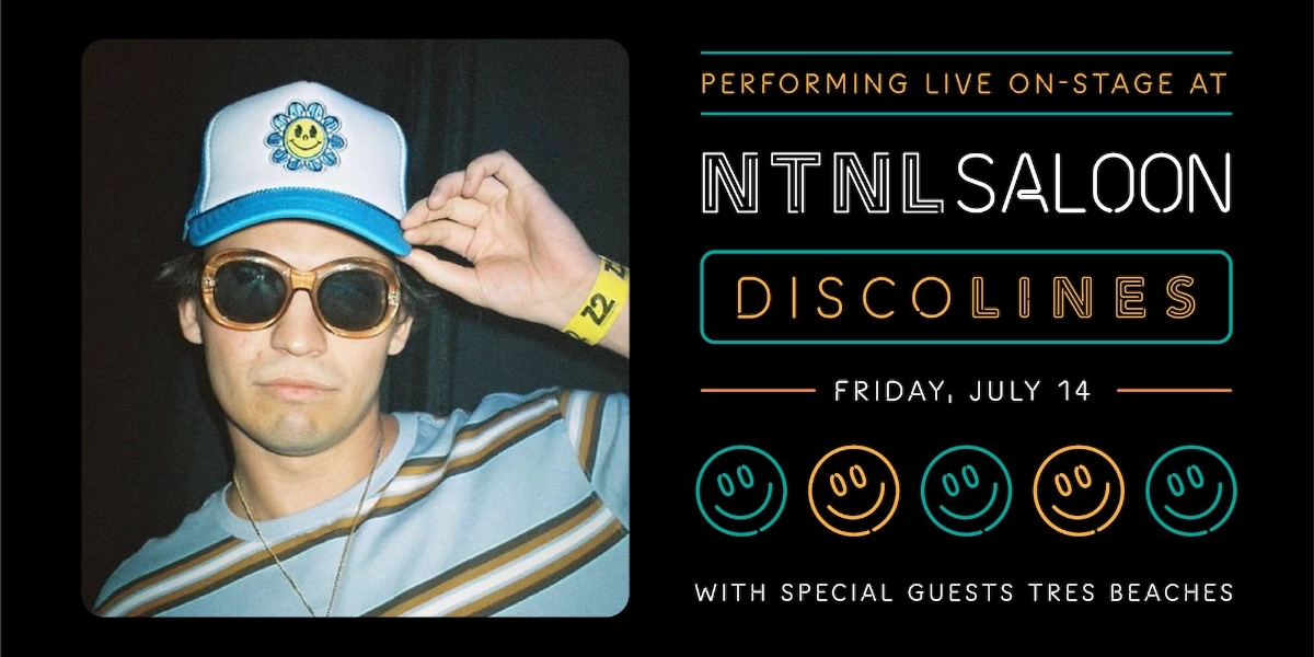 Event image for Disco Lines w/ Tres Beaches