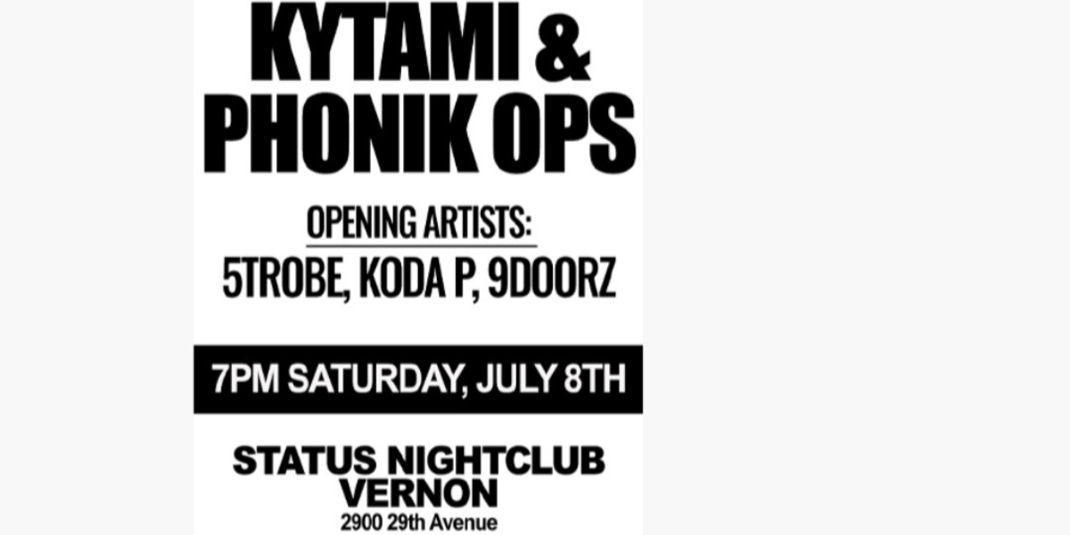 Event image for Kytami & Phonik Ops