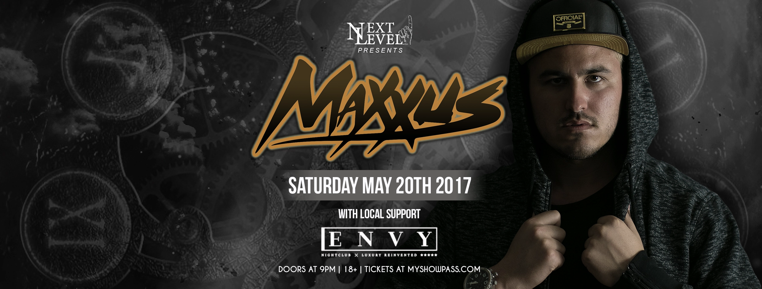 Event image for Maxxus @ Envy Nightclub