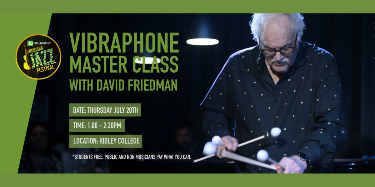 Event image for Vibrophone Master Class with David Friedman