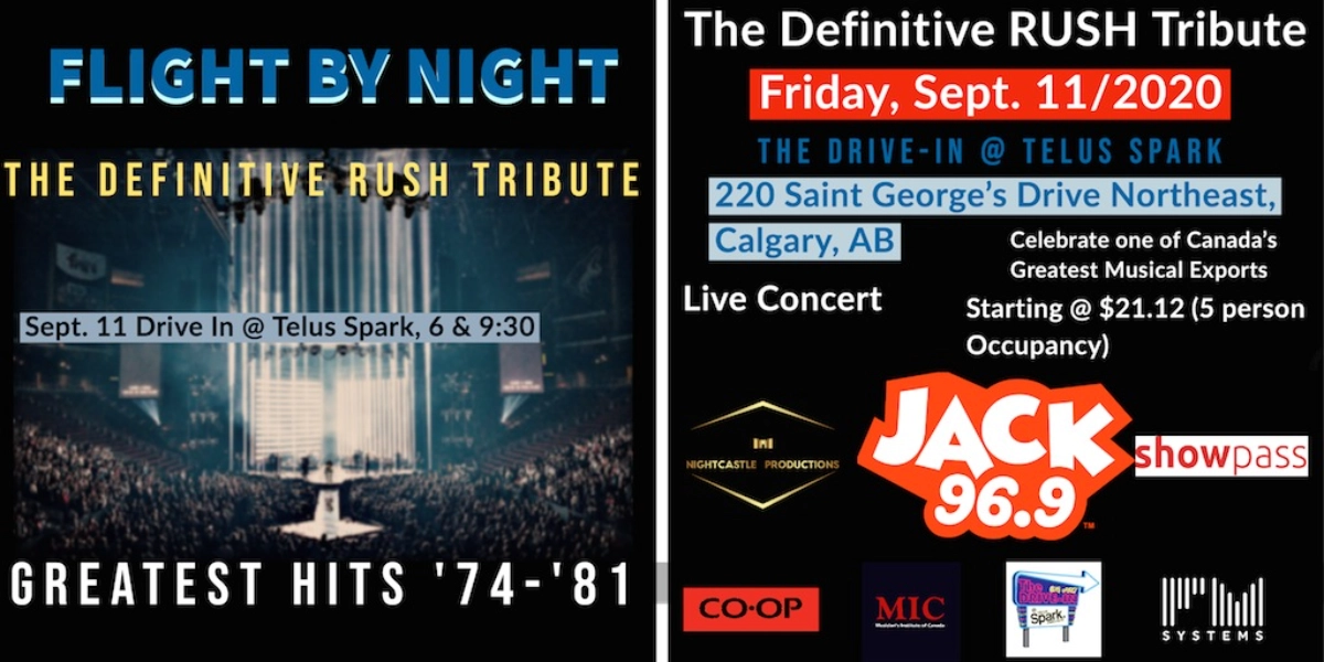 Event image for Flight By Night -  A RUSH Tribute Greatest Hits 74-81