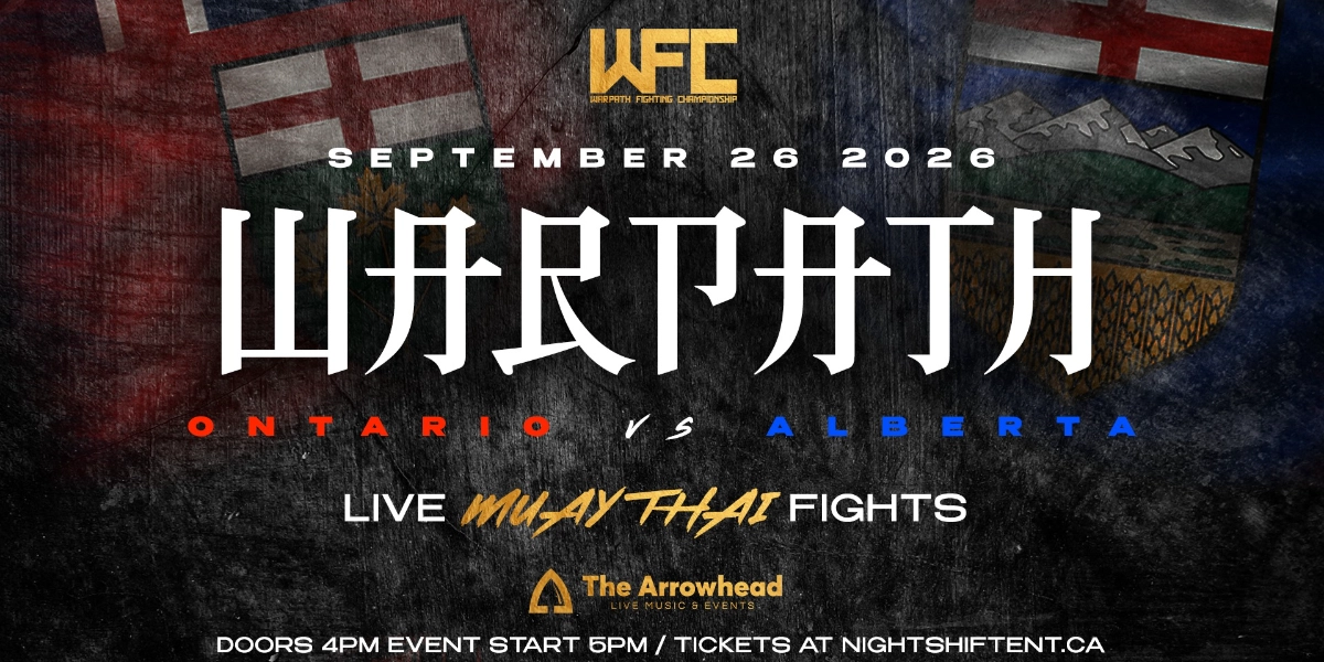 Event image for Warpath MMA Event - Ontario vs Alberta