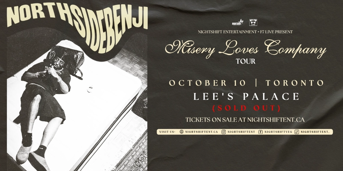 Event image for NorthSideBenji - Live In Toronto