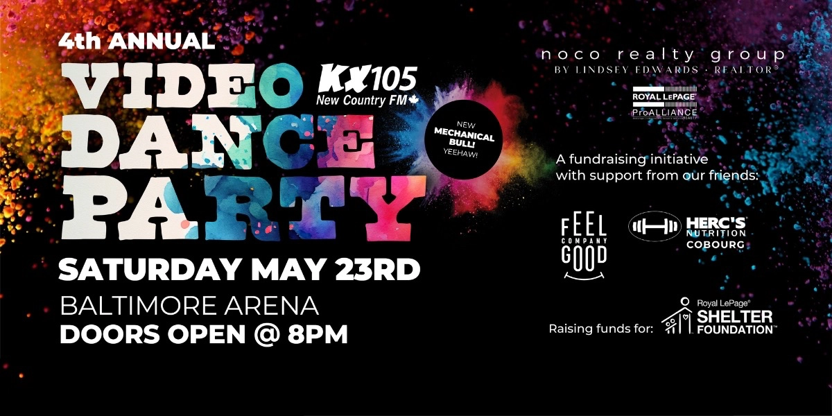 Event image for KX105 COUNTRY VIDEO DANCE PARTY FUNDRAISER