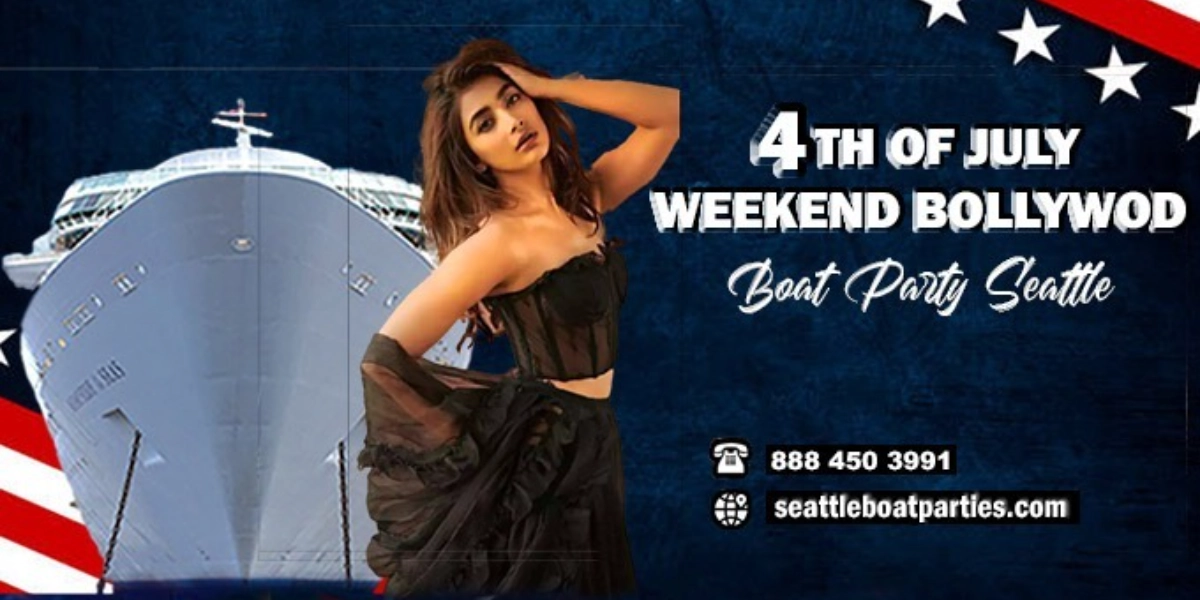 Event image for 4th of July Bollywood Boat Party Seattle 2022