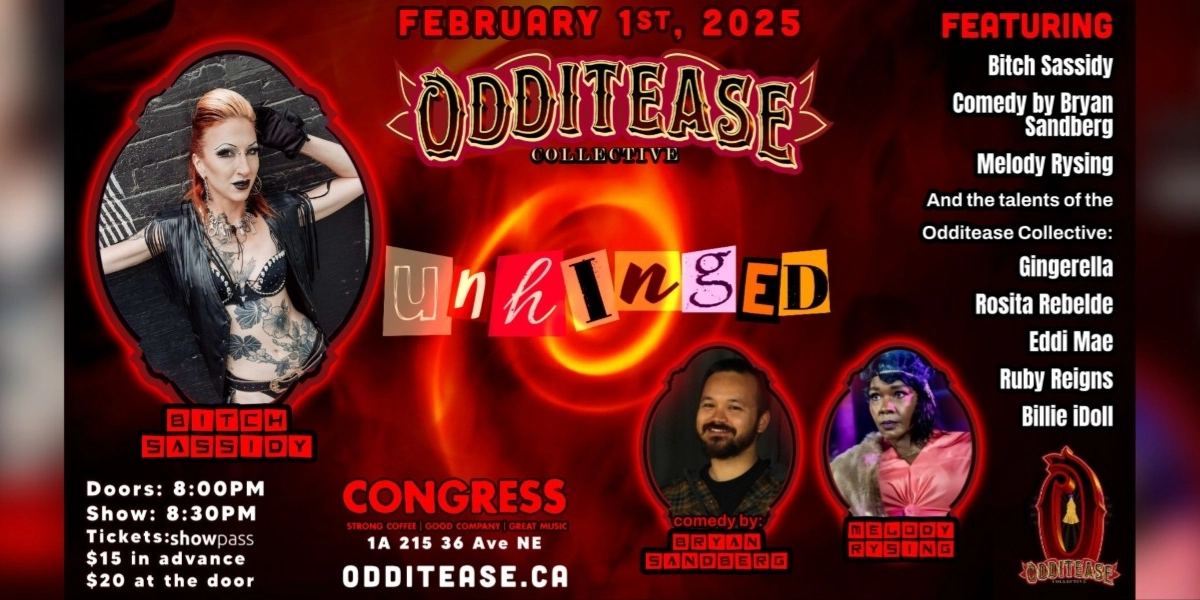Event image for Odditease Collective-UNHINGED