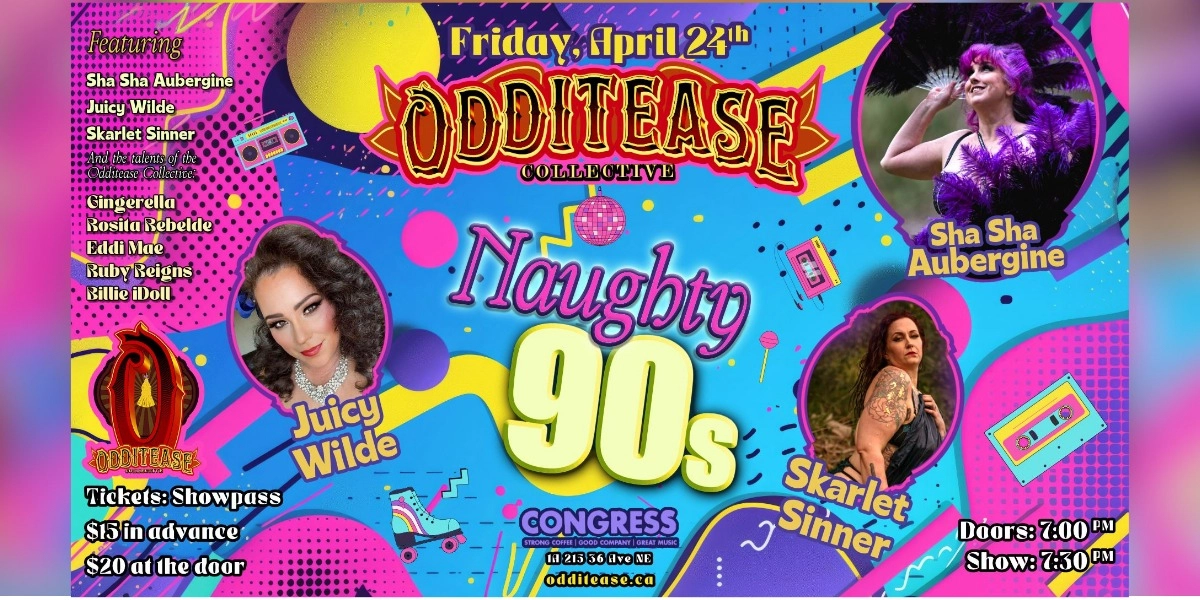 Event image for Odditease Collective-Naughty 90's