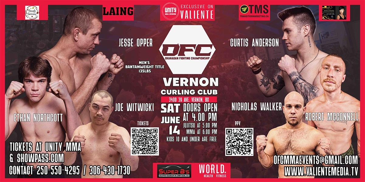 Event image for OFC MMA 2 - Okanagan Fighting Championship