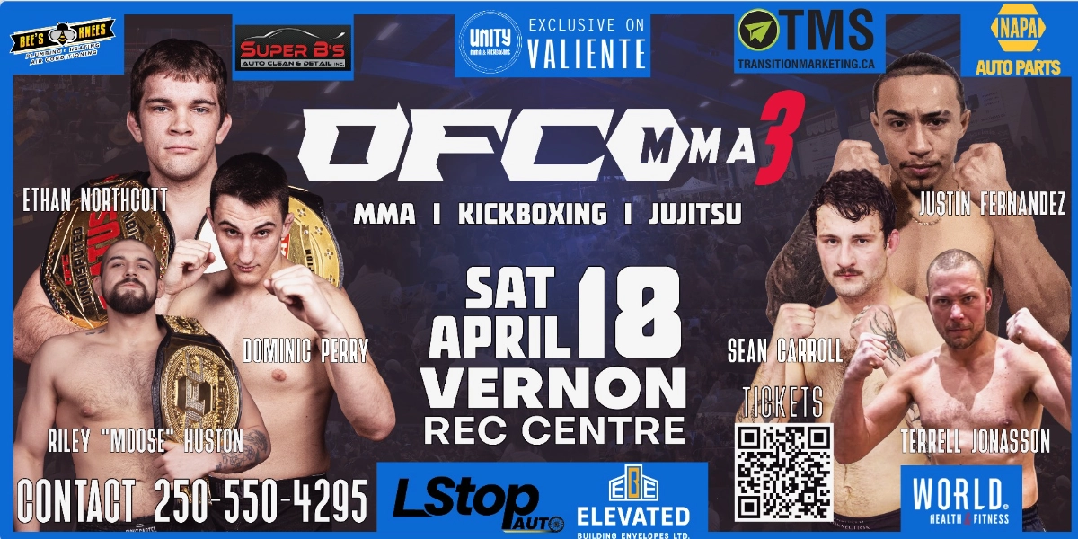 Event image for OFC MMA 3 - Okanagan Fighting Championship