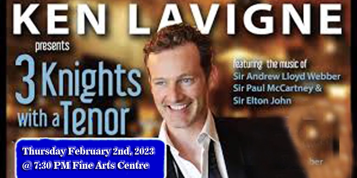 Event image for Ken Lavigne 3 Nights With A Tenor