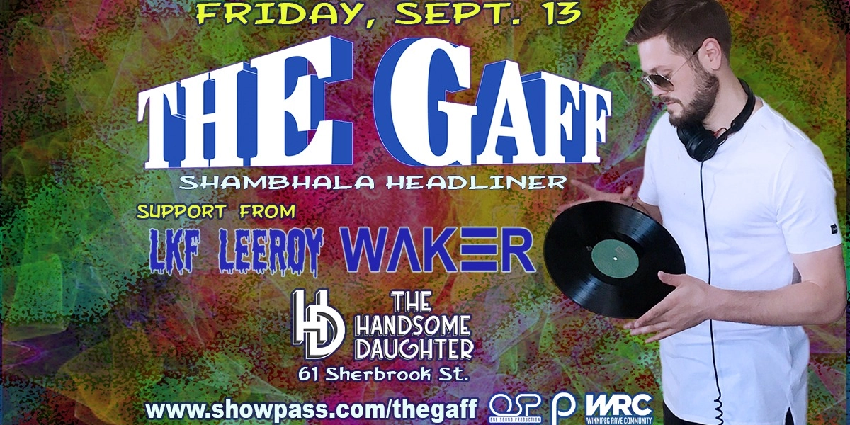 Event image for The Gaff l Winnipeg