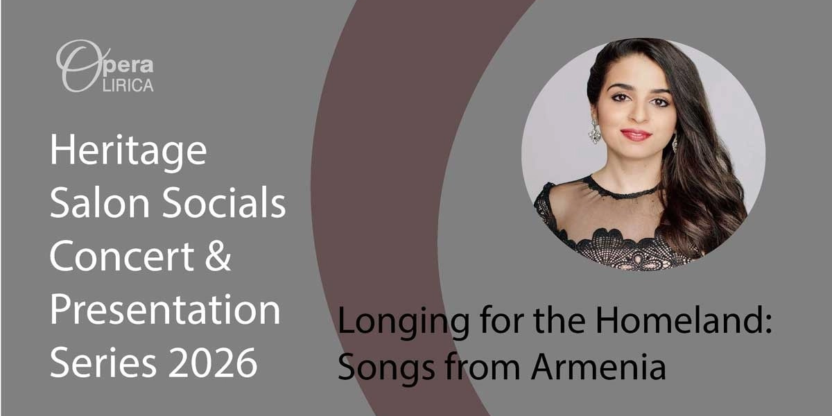 Event image for Heritage Salon Socials - Longing for the Homeland: Songs from Armenia