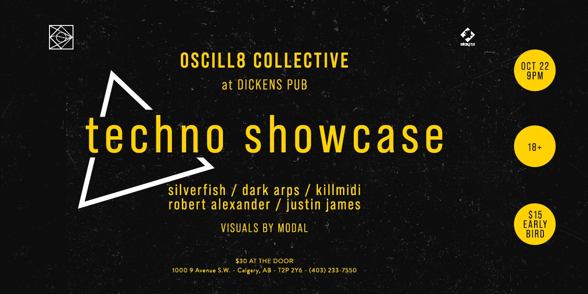 Event image for Oscill8 Collective | techno showcase