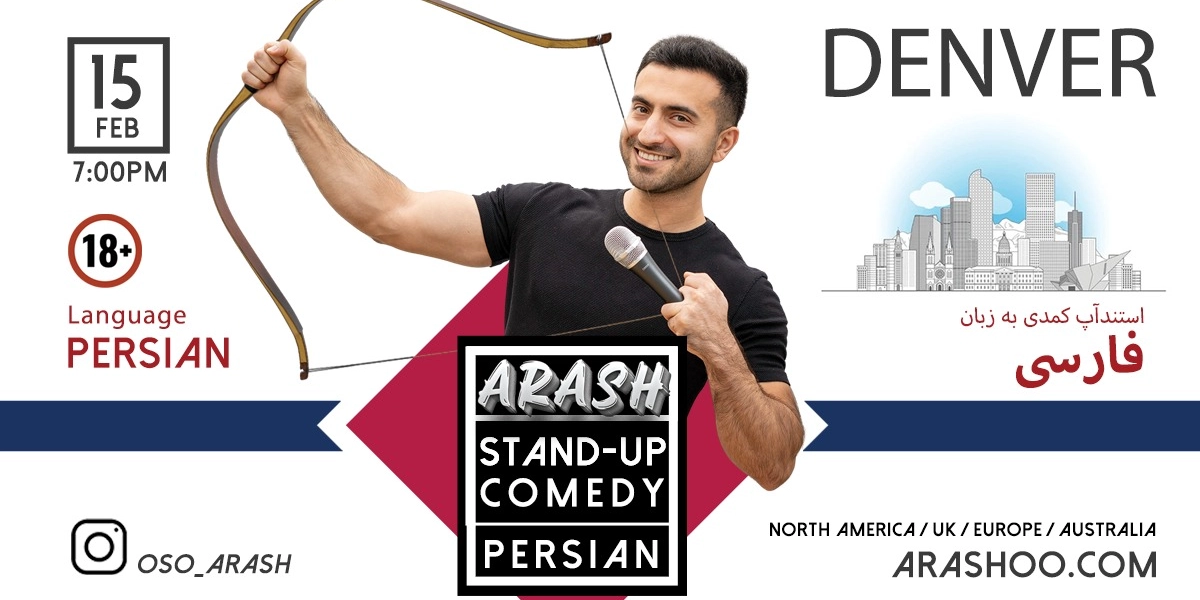 Event image for Arash - Persian Standup Comedy - Denver