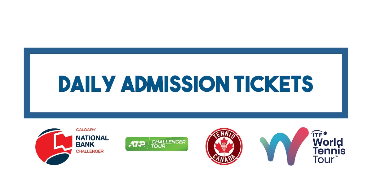 Event image for Calgary National Bank Challenger 2022 - Daily Admission Tickets