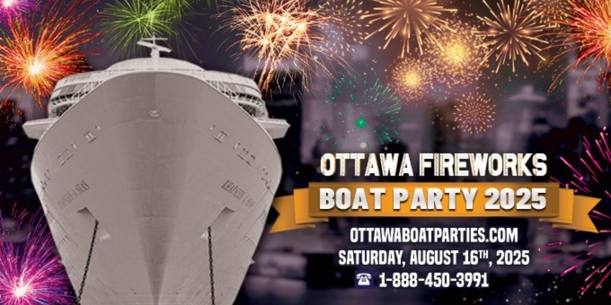 Event image for Ottawa Fireworks Boat Party Festival 2025