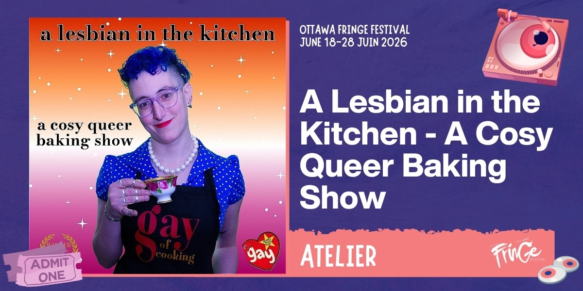 Event image for A Lesbian in the Kitchen - A Cosy Queer Baking Show