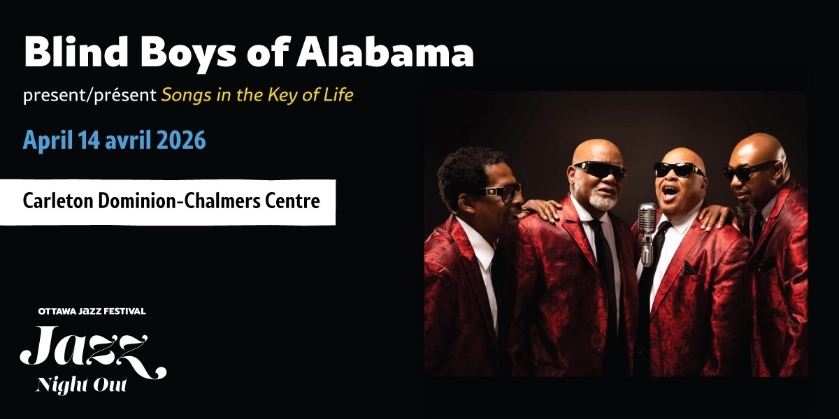 Event image for Soirée de Jazz Night Out 2026‎ Featuring / Avec The Blind Boys of Alabama