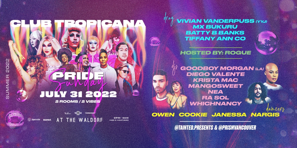 Event image for Tainted x P R I S M presents: CLUB TROPICANA